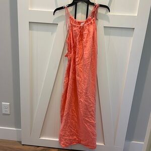 Time & Tru Coral Sleeveless Maxi Dress size XS NEW